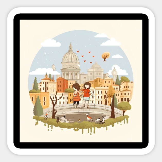 Rome Sticker by ComicsFactory